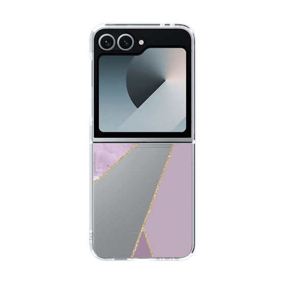 クリアケース［ マーブルトライアングルパレット - Purple ］