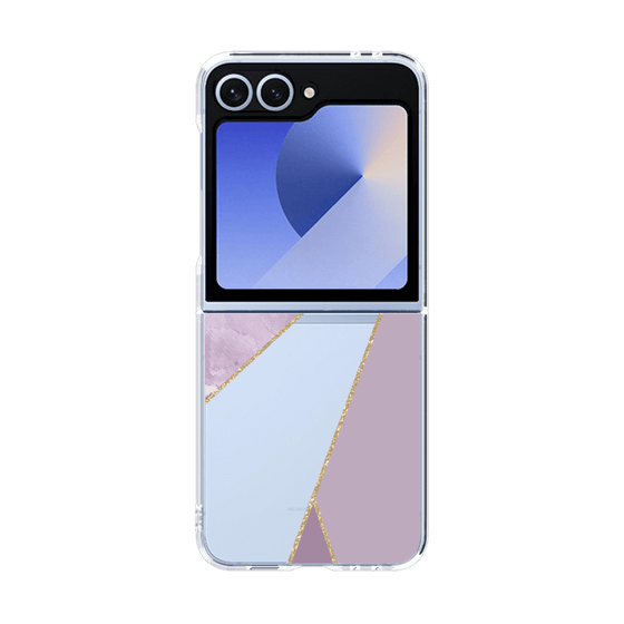 クリアケース［ マーブルトライアングルパレット - Purple ］