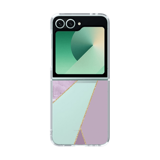 クリアケース［ マーブルトライアングルパレット - Purple ］