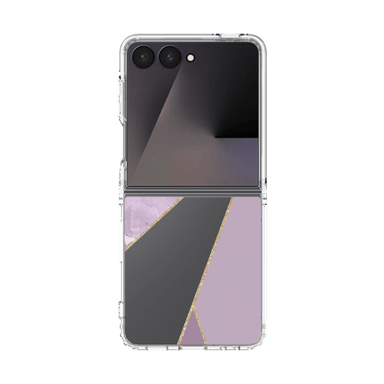 クリアケース［ マーブルトライアングルパレット - Purple ］