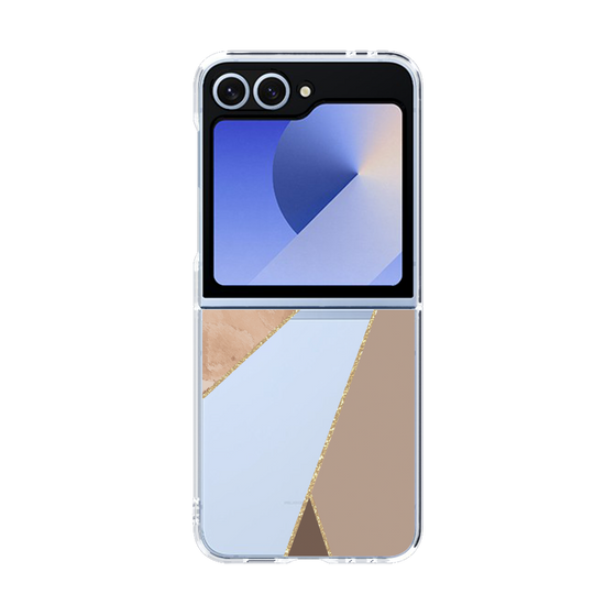 クリアケース［ マーブルトライアングルパレット - Brown ］