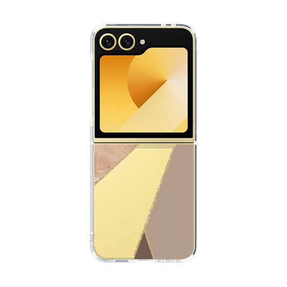 クリアケース［ マーブルトライアングルパレット - Brown ］