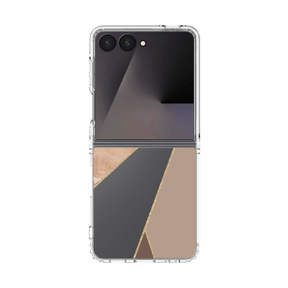 クリアケース［ マーブルトライアングルパレット - Brown ］