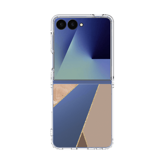 クリアケース［ マーブルトライアングルパレット - Brown ］