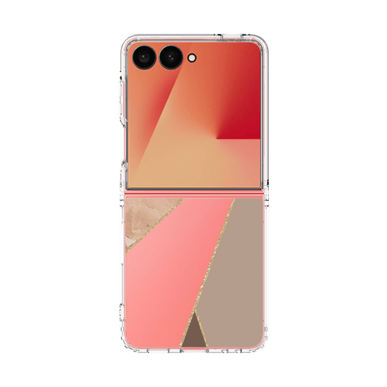 クリアケース［ マーブルトライアングルパレット - Brown ］