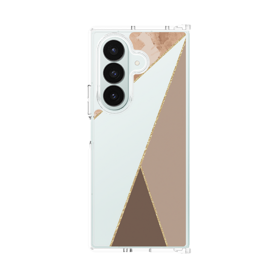 クリアケース［ マーブルトライアングルパレット - Brown ］