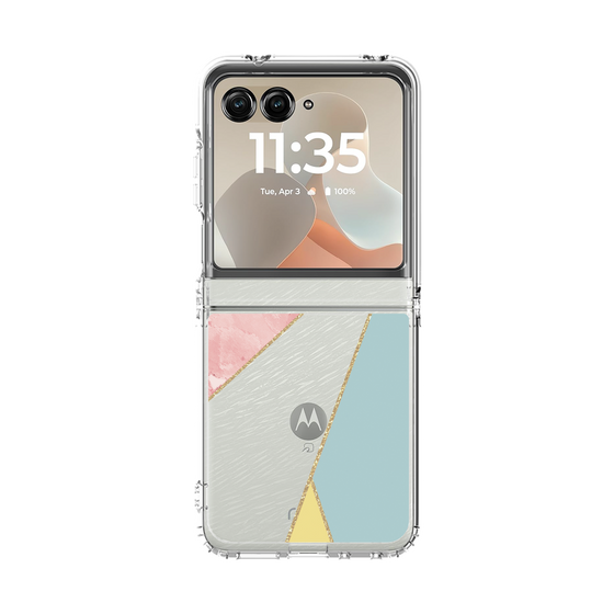 クリアケース［ マーブルトライアングルパレット - Mix ］