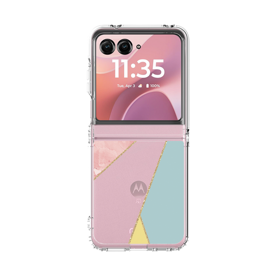 クリアケース［ マーブルトライアングルパレット - Mix ］