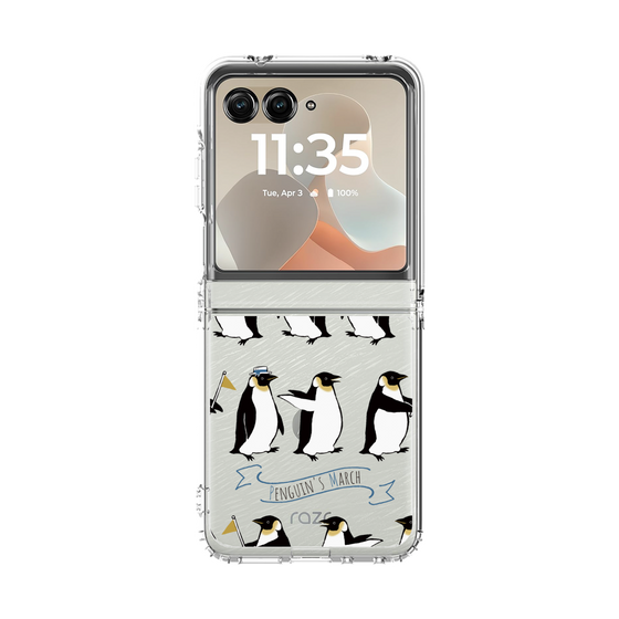 クリアケース［ キュートペンギンマーチ ］