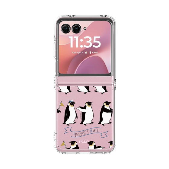 クリアケース［ キュートペンギンマーチ ］