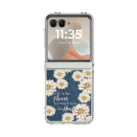 クリアケース［ マーガレットデニム ］