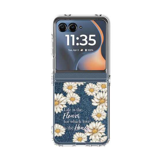 クリアケース［ マーガレットデニム ］