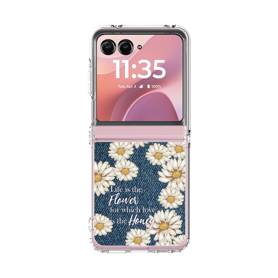 クリアケース［ マーガレットデニム ］