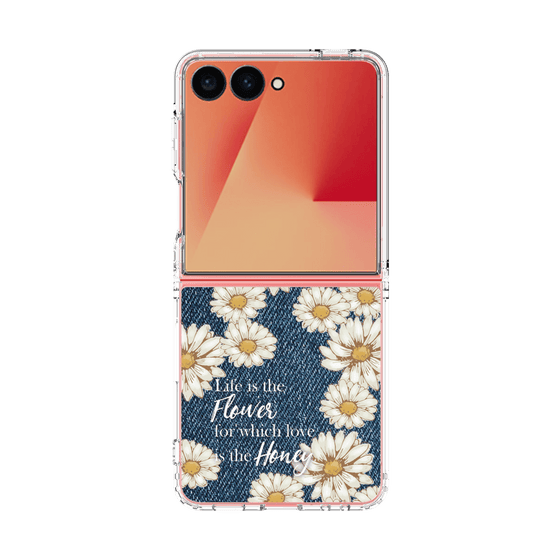 クリアケース［ マーガレットデニム ］