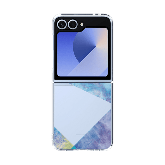 クリアケース［ 朝焼けパステルパレット - Blue ］