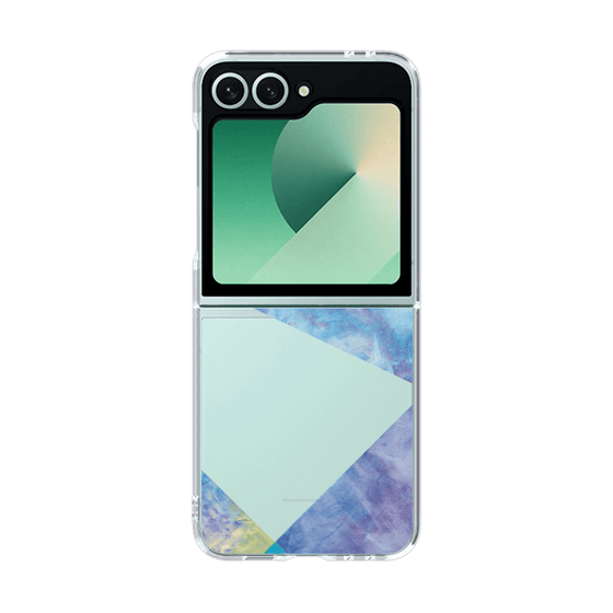 クリアケース［ 朝焼けパステルパレット - Blue ］