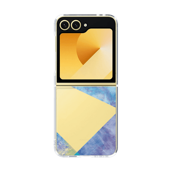 クリアケース［ 朝焼けパステルパレット - Blue ］