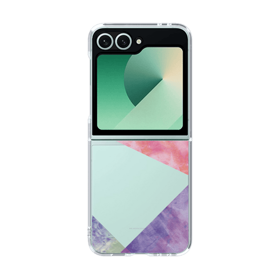 クリアケース［ 朝焼けパステルパレット - Purple ］