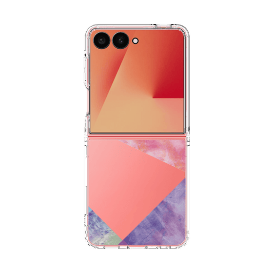 クリアケース［ 朝焼けパステルパレット - Purple ］