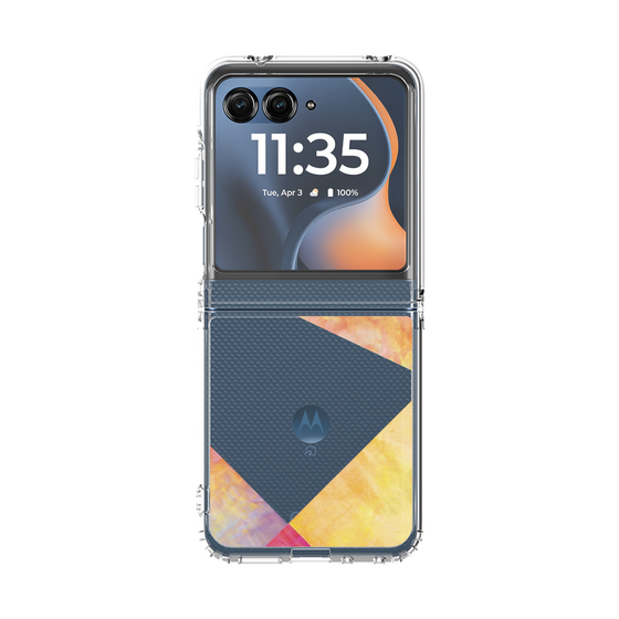 クリアケース［ 朝焼けパステルパレット - Mix ］