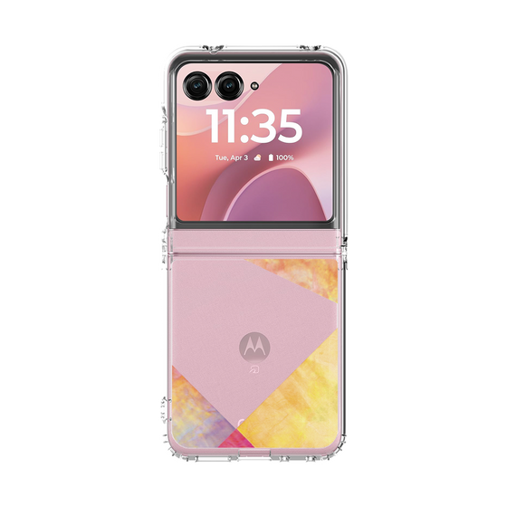 クリアケース［ 朝焼けパステルパレット - Mix ］