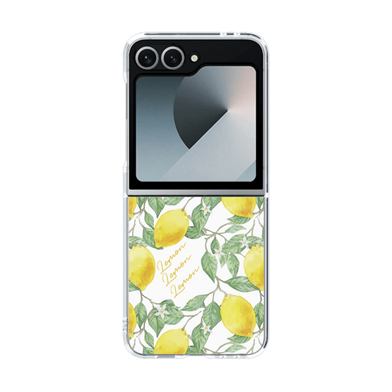 クリアケース［ アートなレモン ］