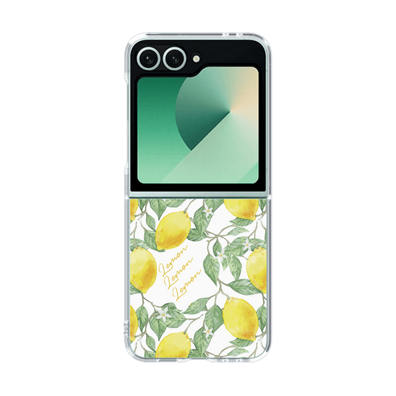 クリアケース［ アートなレモン ］