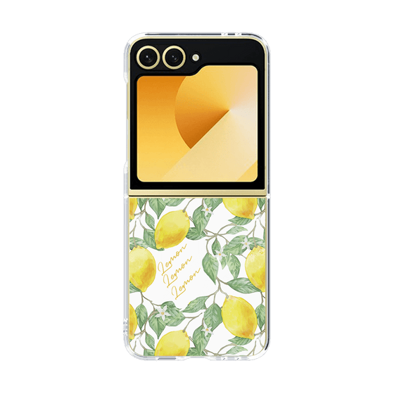 クリアケース［ アートなレモン ］
