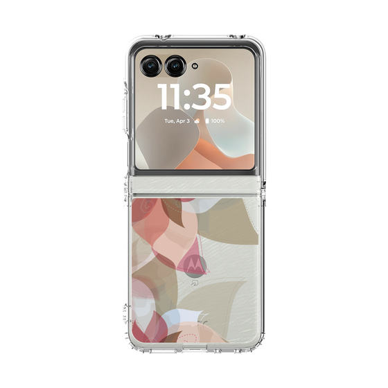 クリアケース［ シフォンフラワー ］