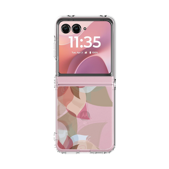 クリアケース［ シフォンフラワー ］