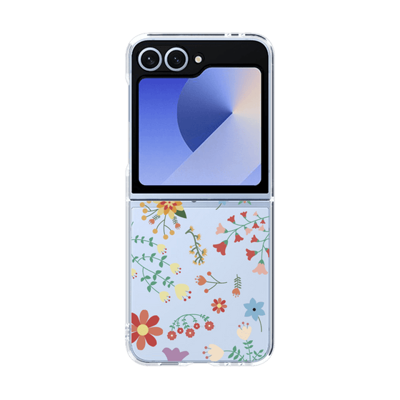 クリアケース［ キュートな花柄 ］