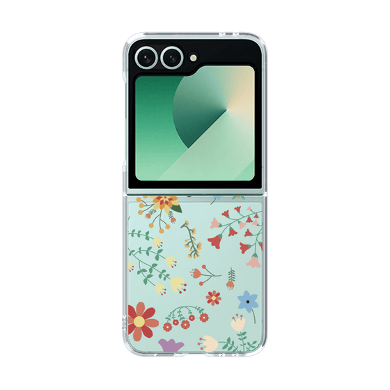 クリアケース［ キュートな花柄 ］