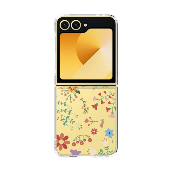 クリアケース［ キュートな花柄 ］