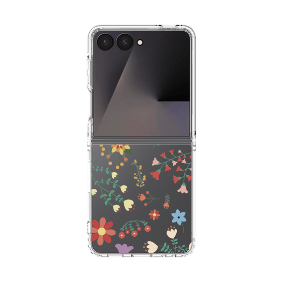 クリアケース［ キュートな花柄 ］