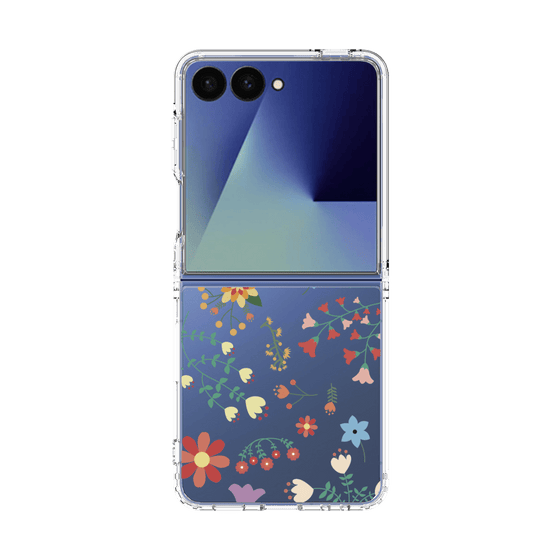 クリアケース［ キュートな花柄 ］