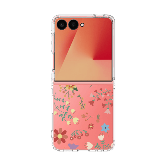 クリアケース［ キュートな花柄 ］