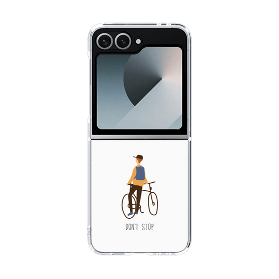 クリアケース［ Dont stop - White ］