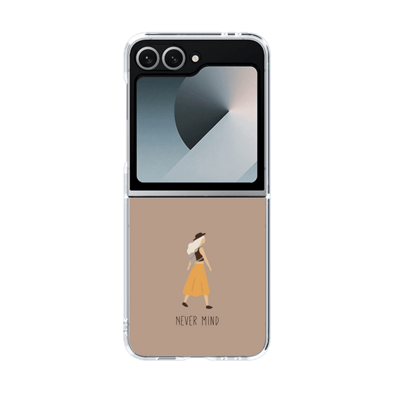 クリアケース［ Never Mind - Beige ］