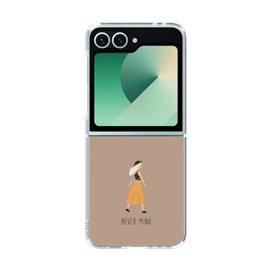 クリアケース［ Never Mind - Beige ］