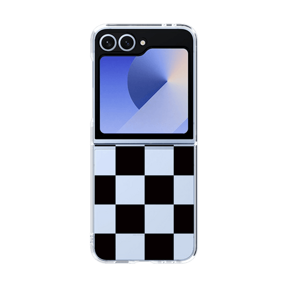 クリアケース［ 市松模様 - Black ］