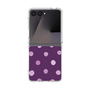クリアケース［ 水彩ドット・レトロカラー - Purple ］