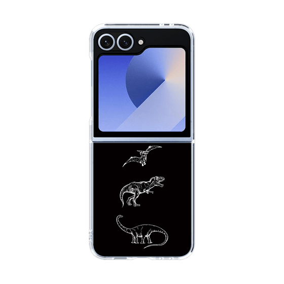 クリアケース［ Dinosaurs No.1 - Black ］