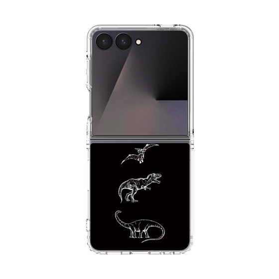 クリアケース［ Dinosaurs No.1 - Black ］