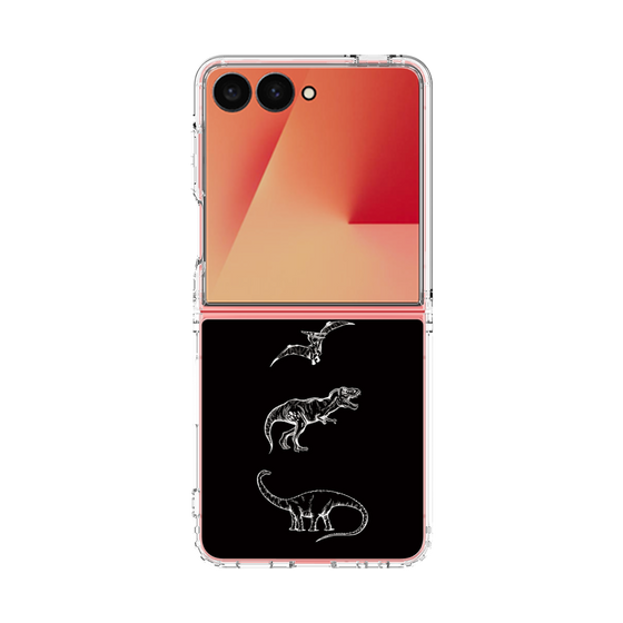 クリアケース［ Dinosaurs No.1 - Black ］