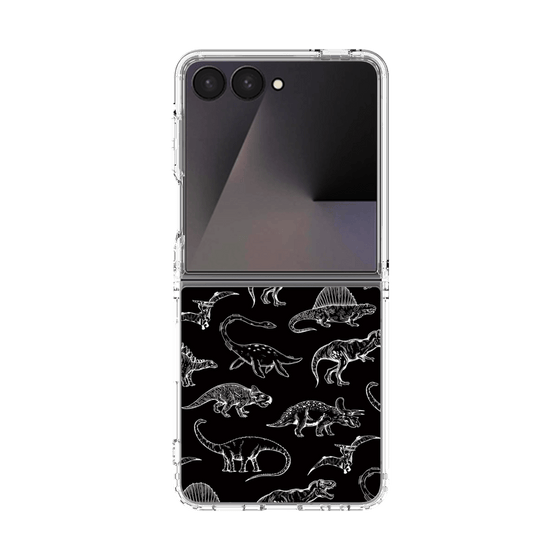 クリアケース［ Dinosaurs No.2 - Black ］