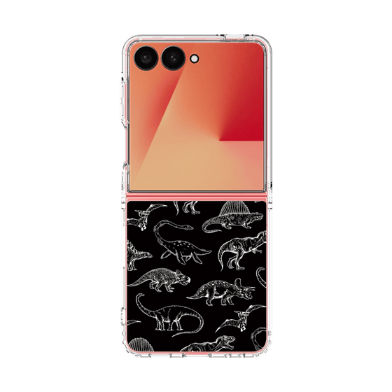 クリアケース［ Dinosaurs No.2 - Black ］