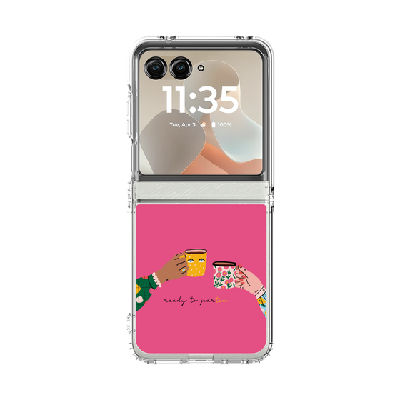 クリアケース［ Teatime - Pink ］