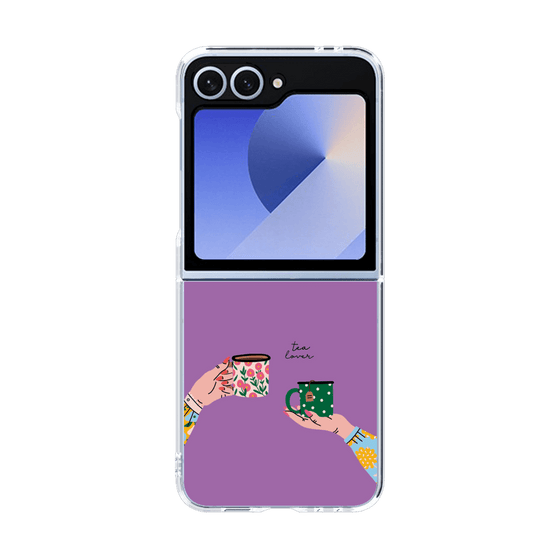 クリアケース［ Teatime - Purple ］