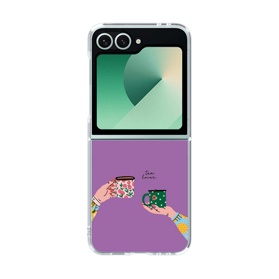 クリアケース［ Teatime - Purple ］