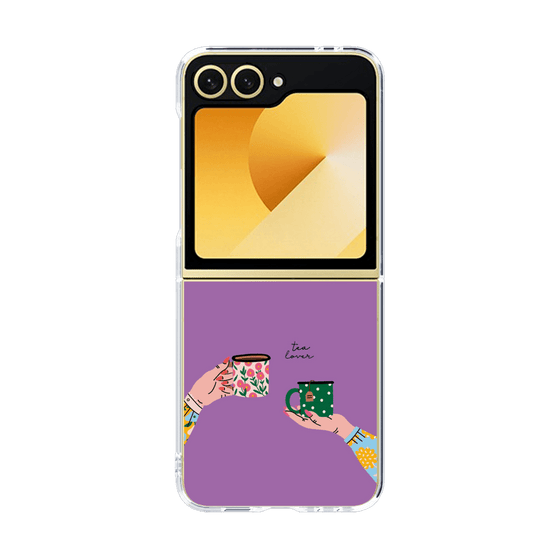 クリアケース［ Teatime - Purple ］